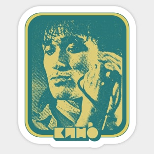 Viktor Tsoi KINO / Кино́ - Retro Fan Design Sticker